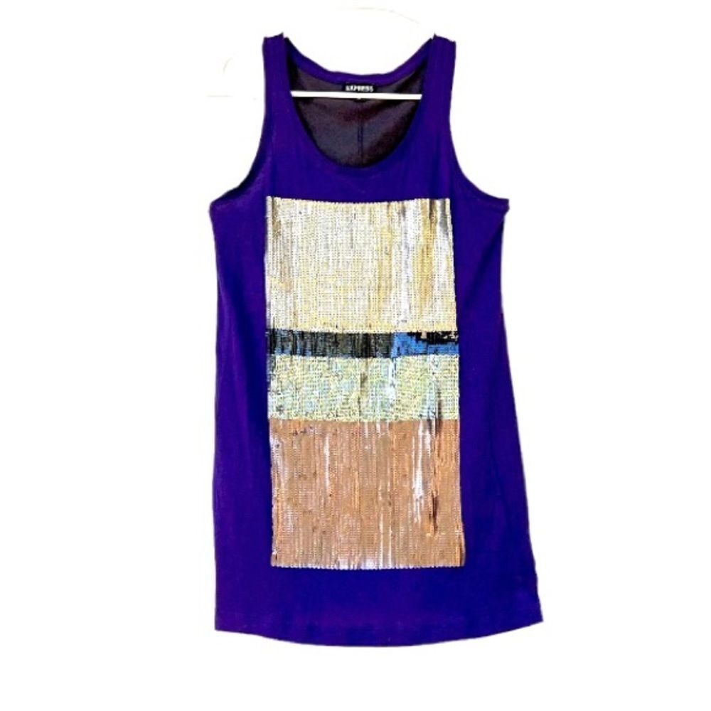 Express Sequin Tank Top - Picture 7 of 7